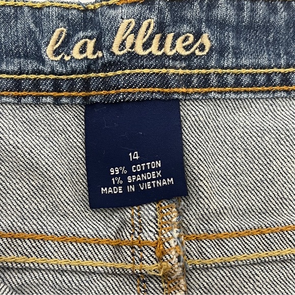 LA Blues Denim Skirt Size 14 - Picture 4 of 4